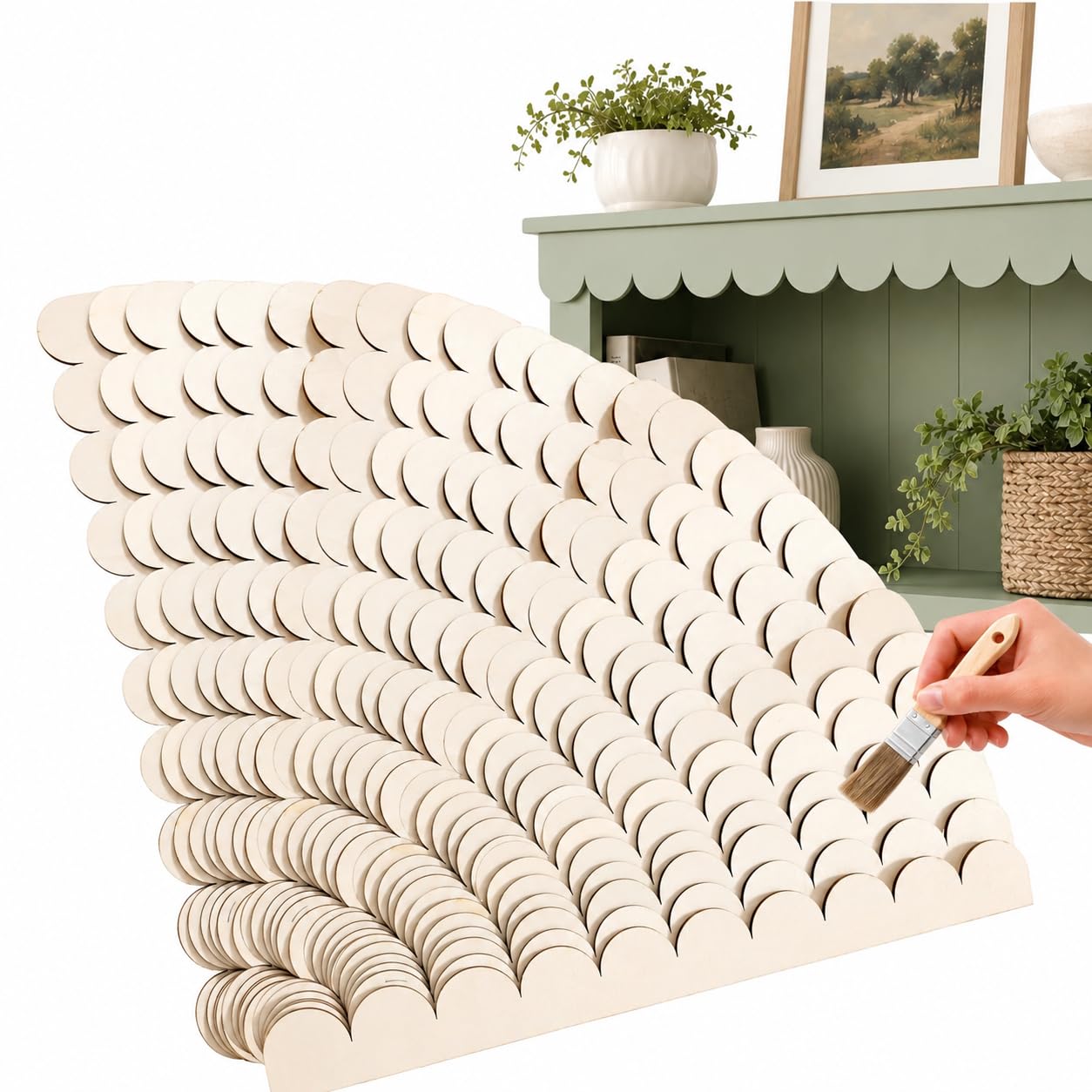 Home Decor Wall Molding - 12 шт. фигурного деревянного декоративного профиля