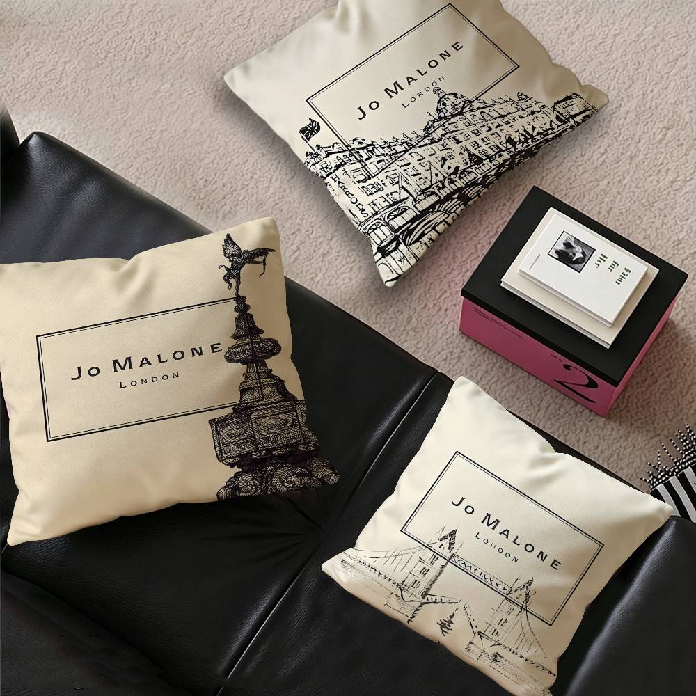 Home Decor Logo Design - J-Jo M-Malone LOGO Модный дизайн наволочки