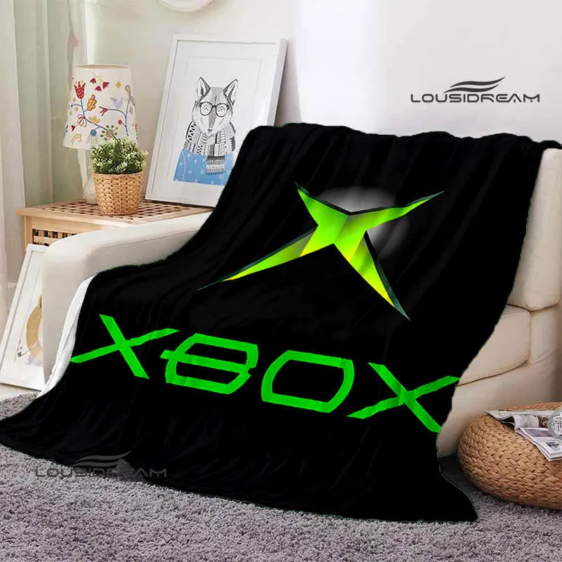 Home Decor Logo Design - Флисовое одеяло с логотипом Xbox, мягкий
