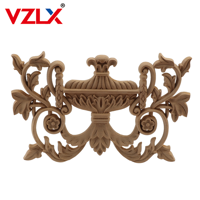 Home Decor Wall Molding - Настенная деревянная резная аппликация, деревянное литье,