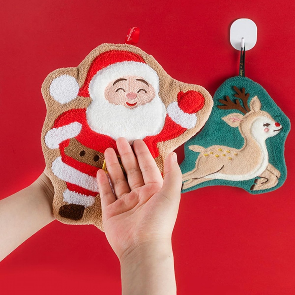 Home Decor Xmas Tree - Полотенца для рук в форме рождественских