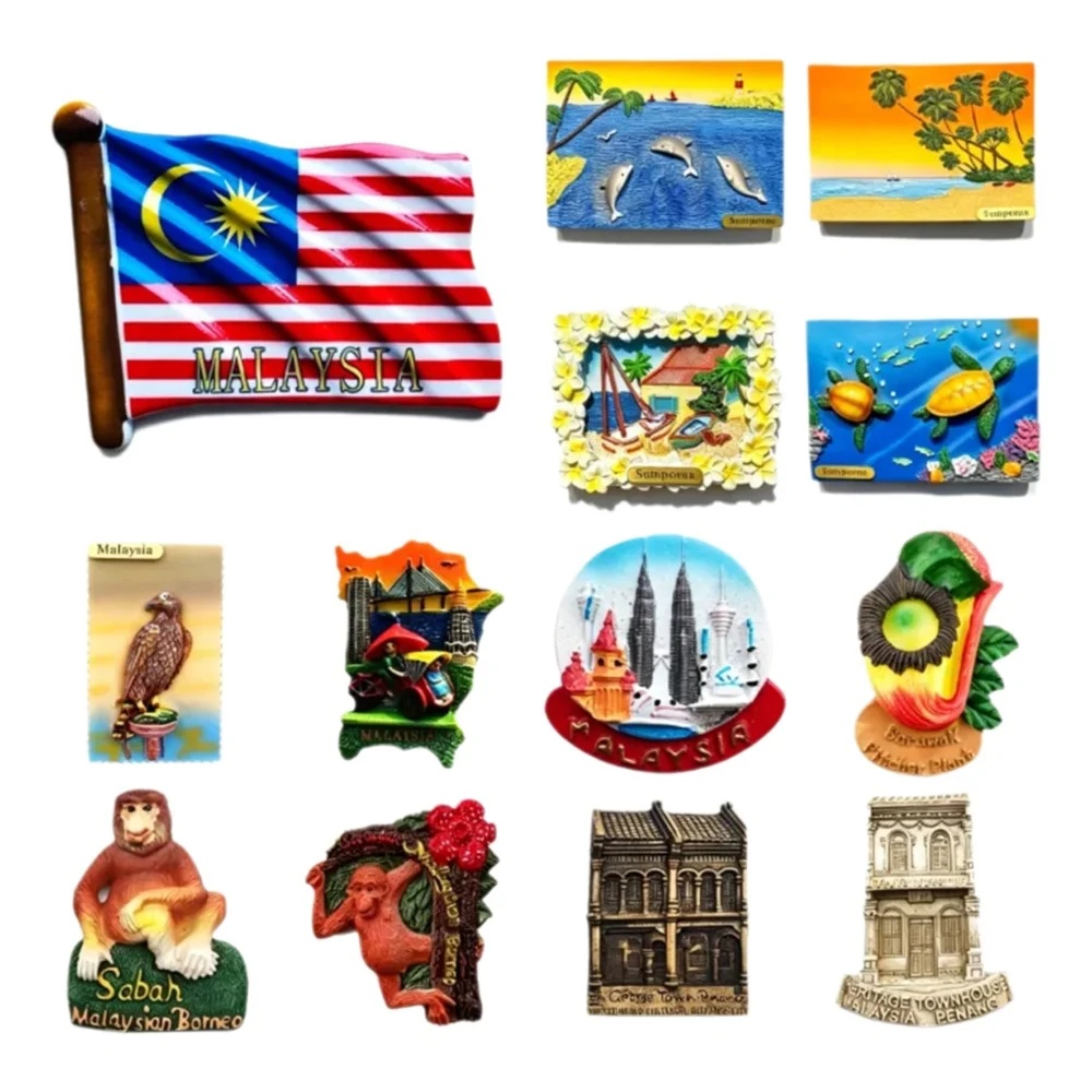 Home Decor Kuala Lumpur - Магниты на холодильник 3D из Малайзии: