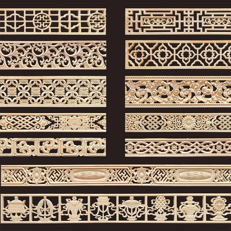 Home Decor Wall Molding - Декоративный формовочный деревянный резной уголок, аппликация,