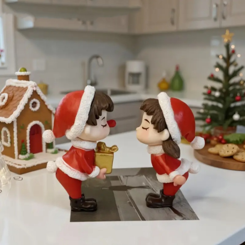 Home Decor Xmas Tree - 1-20 пар мини-рождественские пары кукол DIY