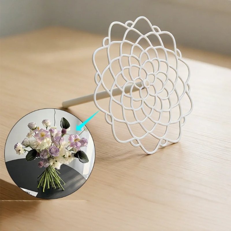 Home Decor Vase With Flowers - Спиральный держатель для стеблей в стиле