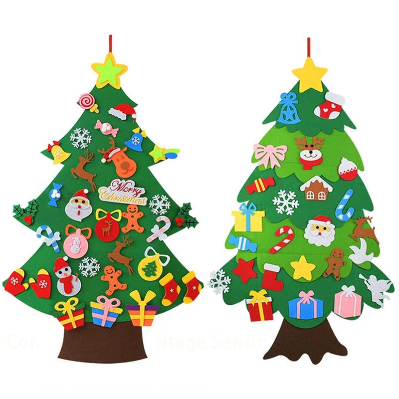 Home Decor Xmas Tree - Детская войлочная Рождественская елка, Рождественское украшение