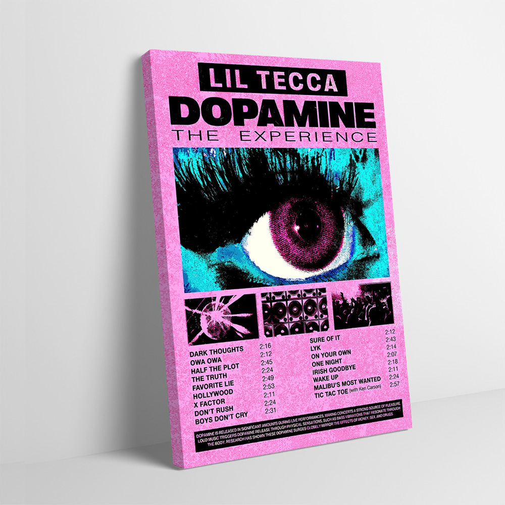 Home Decor Dopamine - Обложка альбома Lil Tecca Dopamine, художественная