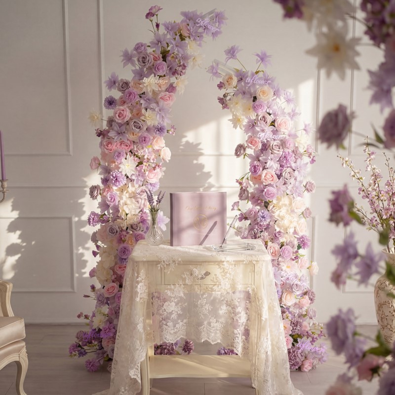Home Decor Event - Искусственные цветы 5D Uflower: фиолетово-розовые лилии