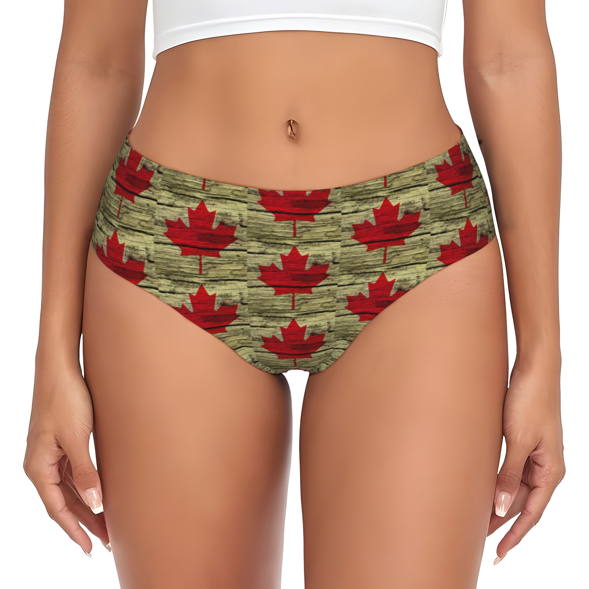 Home Decor Canada - Женские трусики с флагом Канады: комфортные,