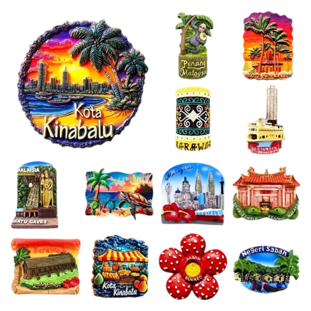 Home Decor Kuala Lumpur - Магниты на холодильник 3D из Малайзии,