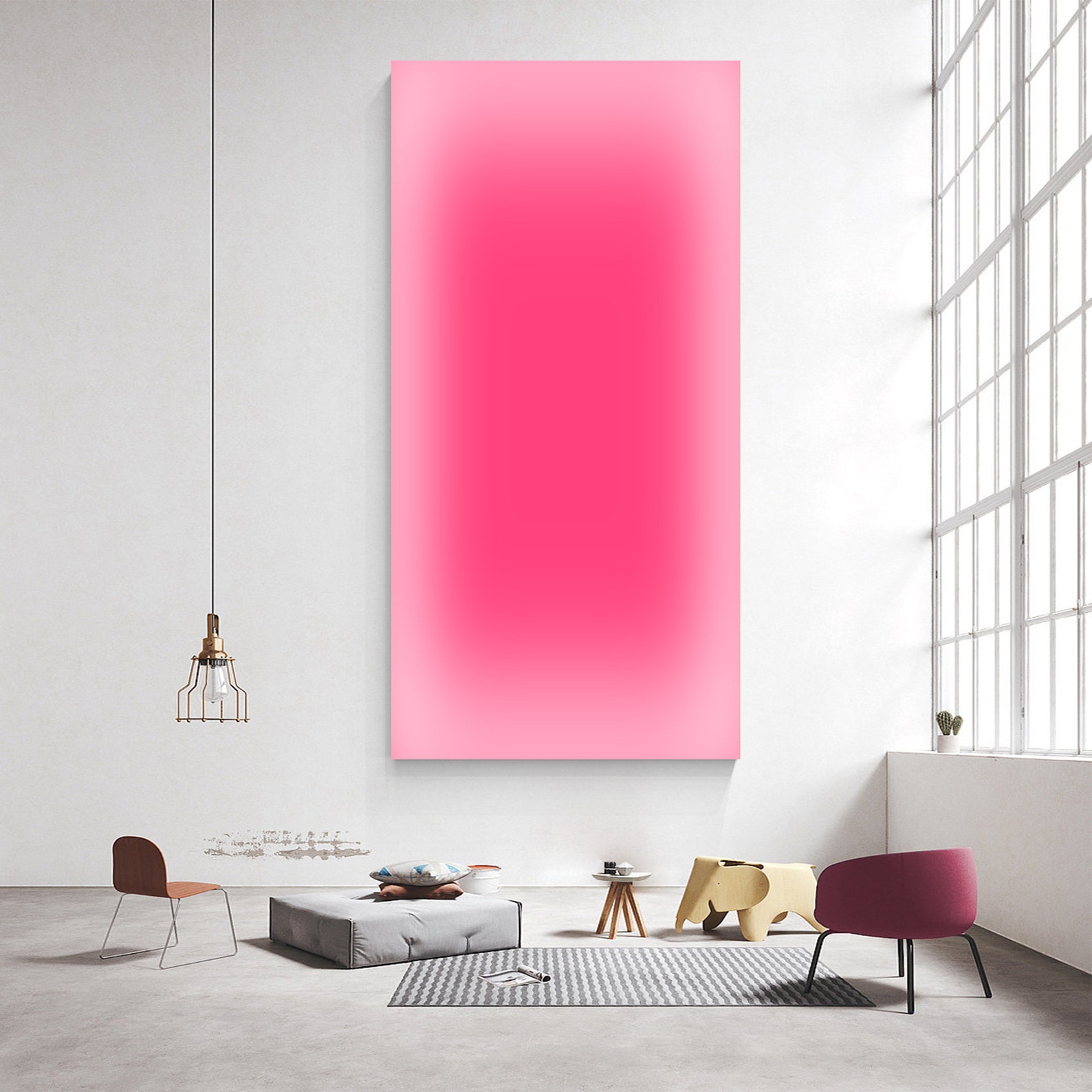 Абстрактные розовые градиентны – обзор и цена Home Decor Dopamine