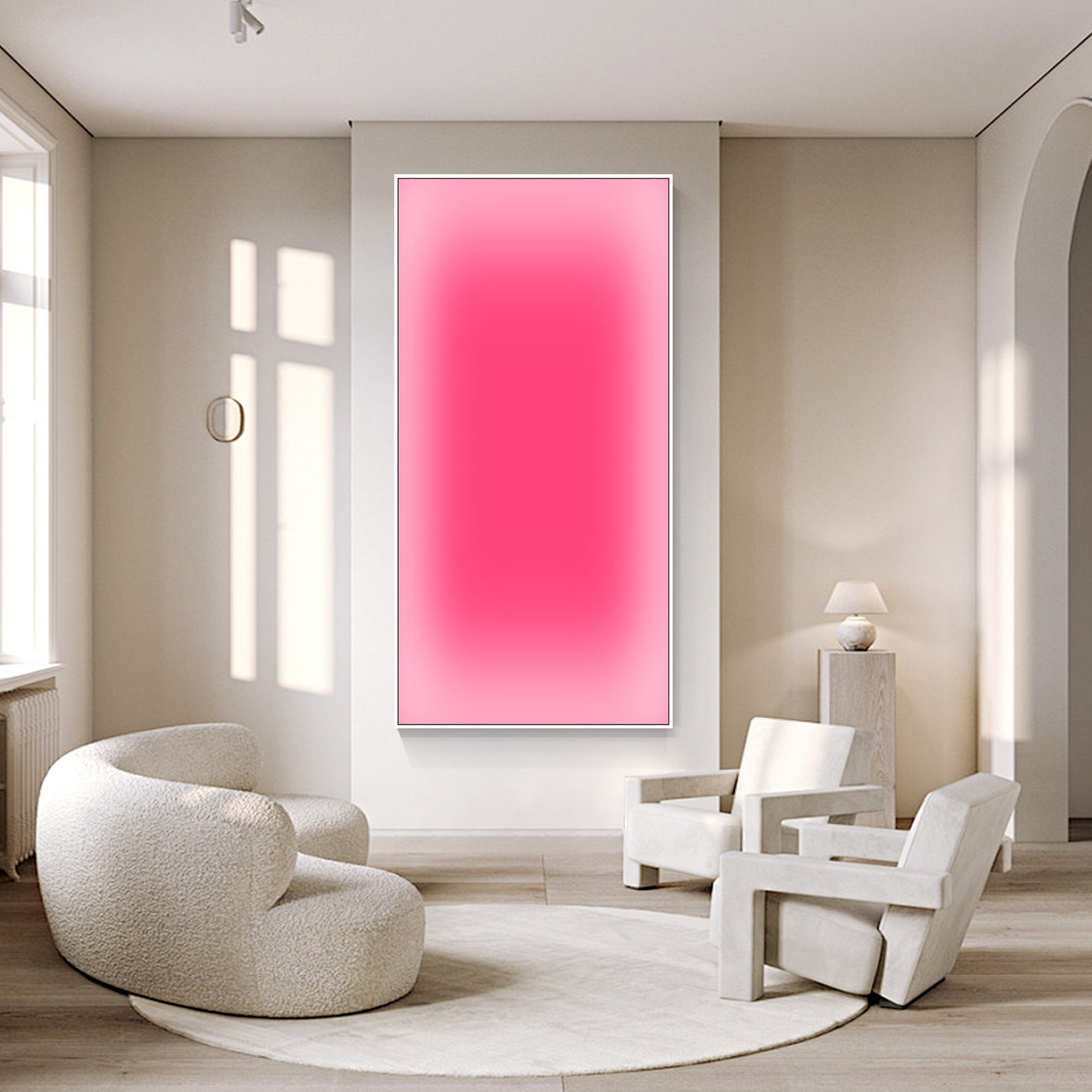 Абстрактные розовые градиентны – обзор и цена Home Decor Dopamine