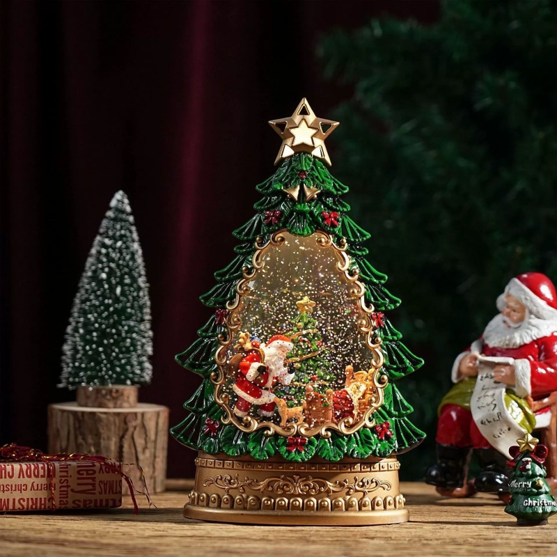 Музыкальная шкатулка-снежный ш – обзор и цена Home Decor Xmas Tree