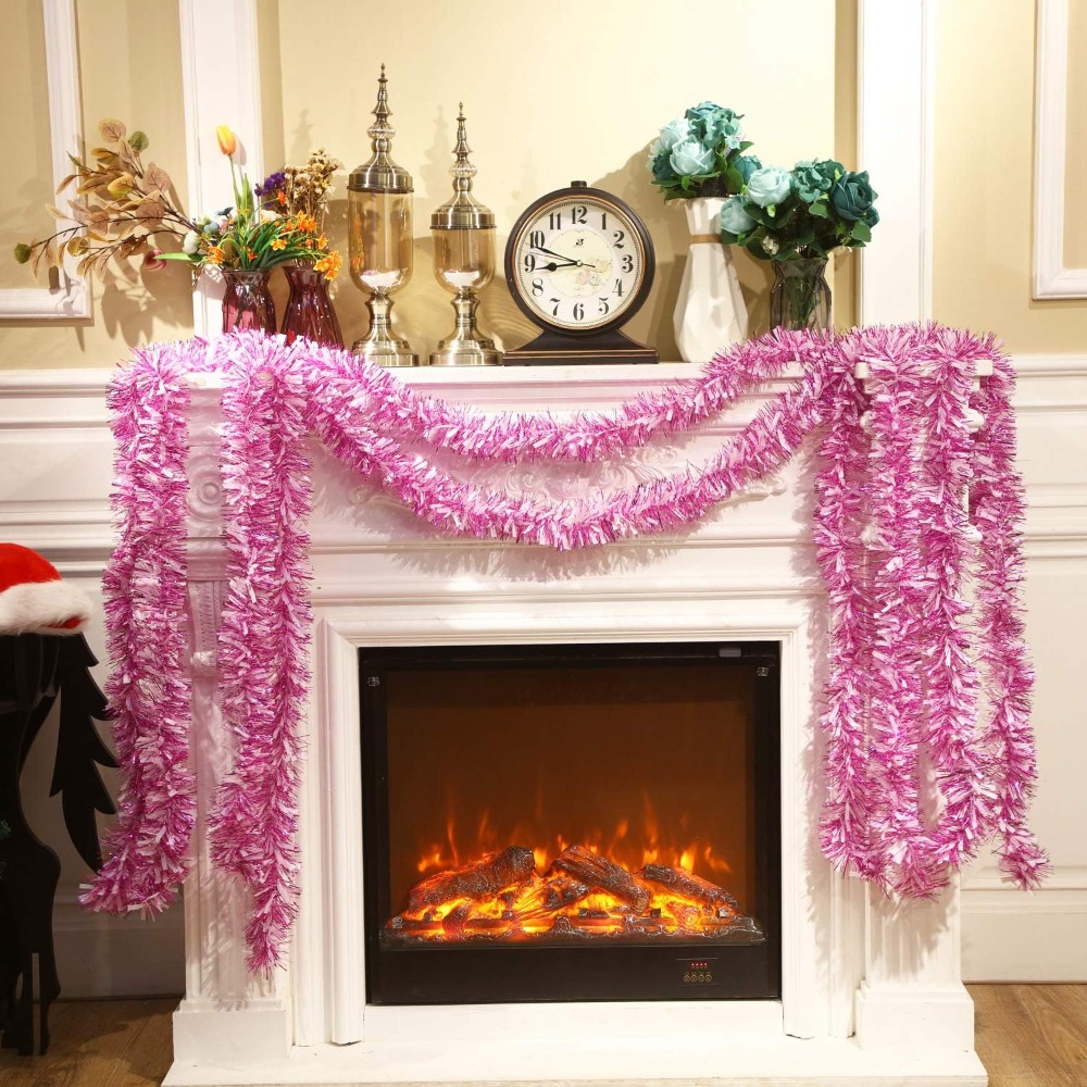 6 штук гирлянд из мишуры на Де – обзор и цена Home Decor Xmas Tree