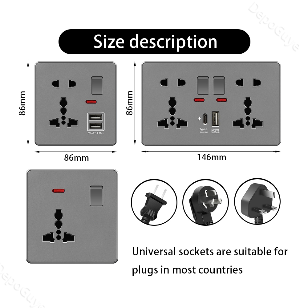 Великобритания, 13 А, с USB Ty – обзор и цена Home Decor Uk