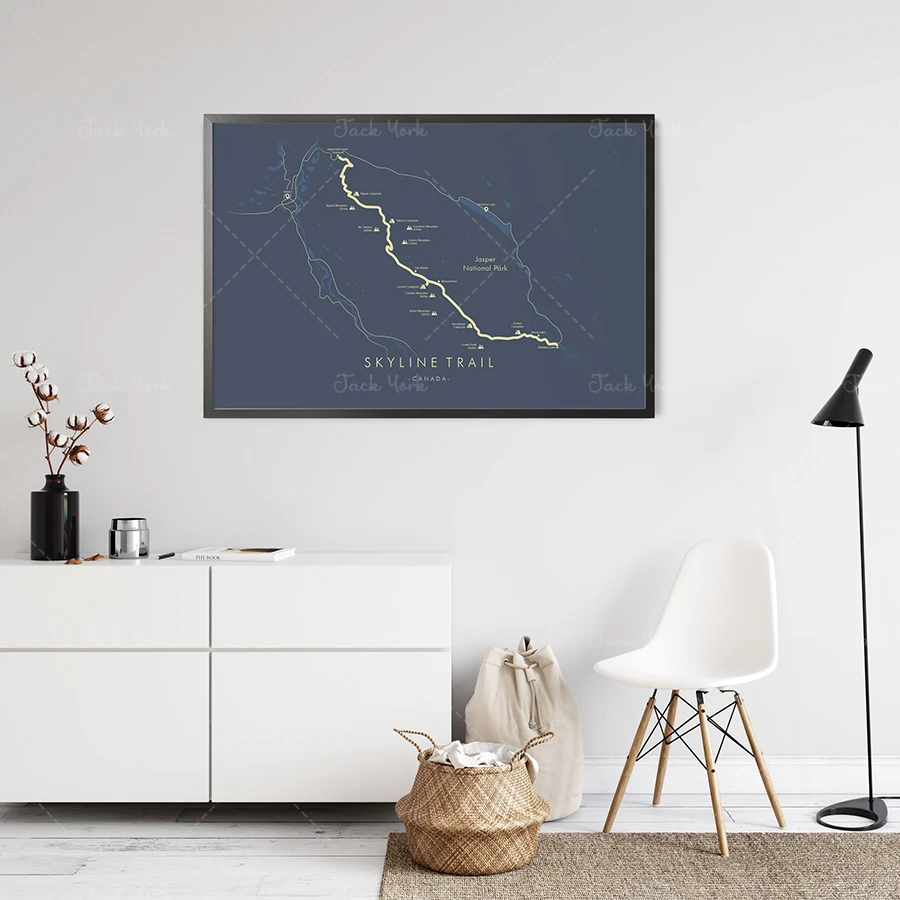 Карта тропы Skyline, походный  – обзор и цена Home Decor Canada