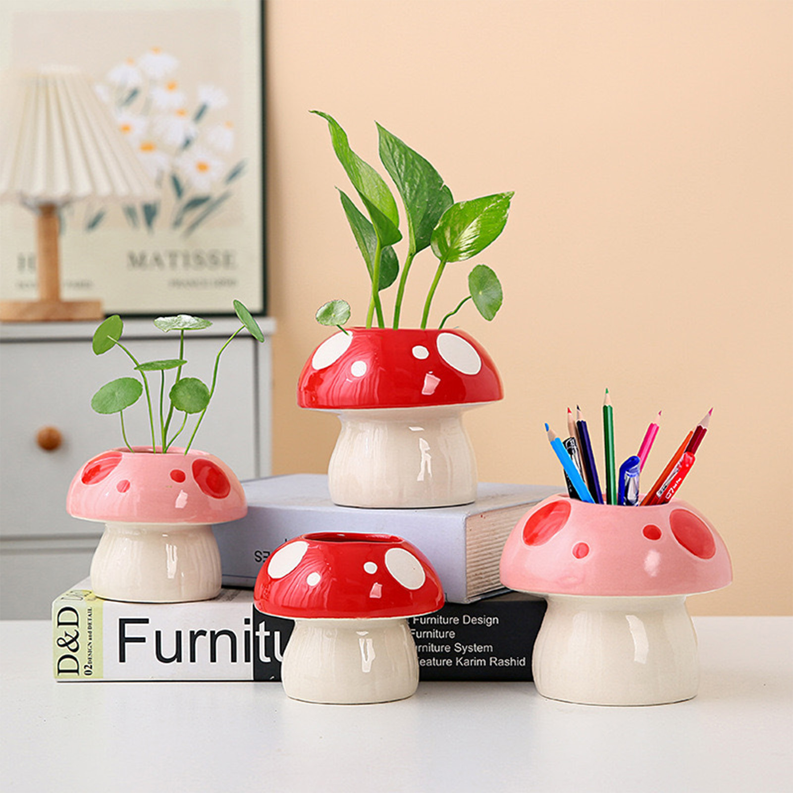 Креативная керамическая ваза,  – обзор и цена Home Decor Dopamine