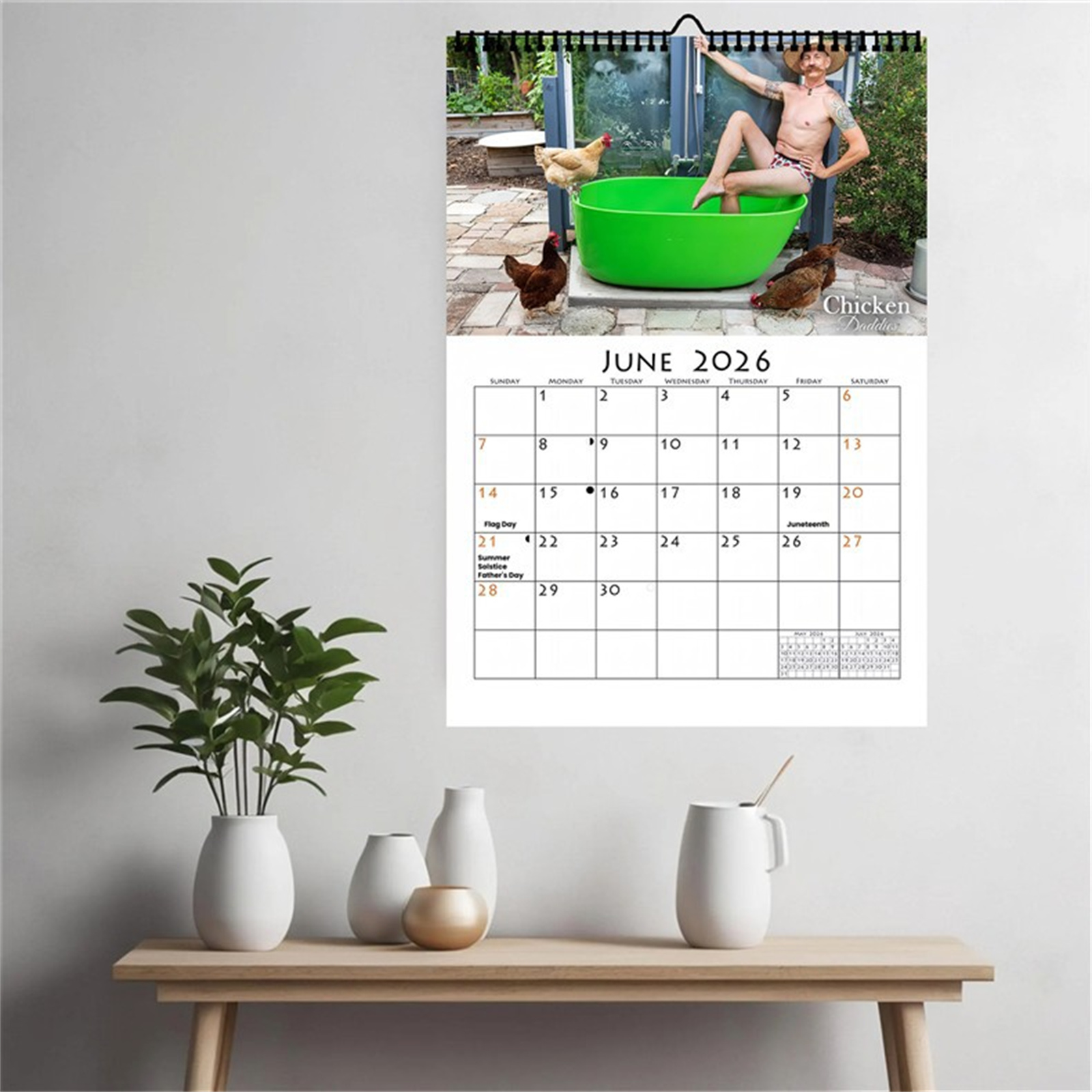 Настенный календарь с забавным – обзор и цена Home Decor Wallpaper