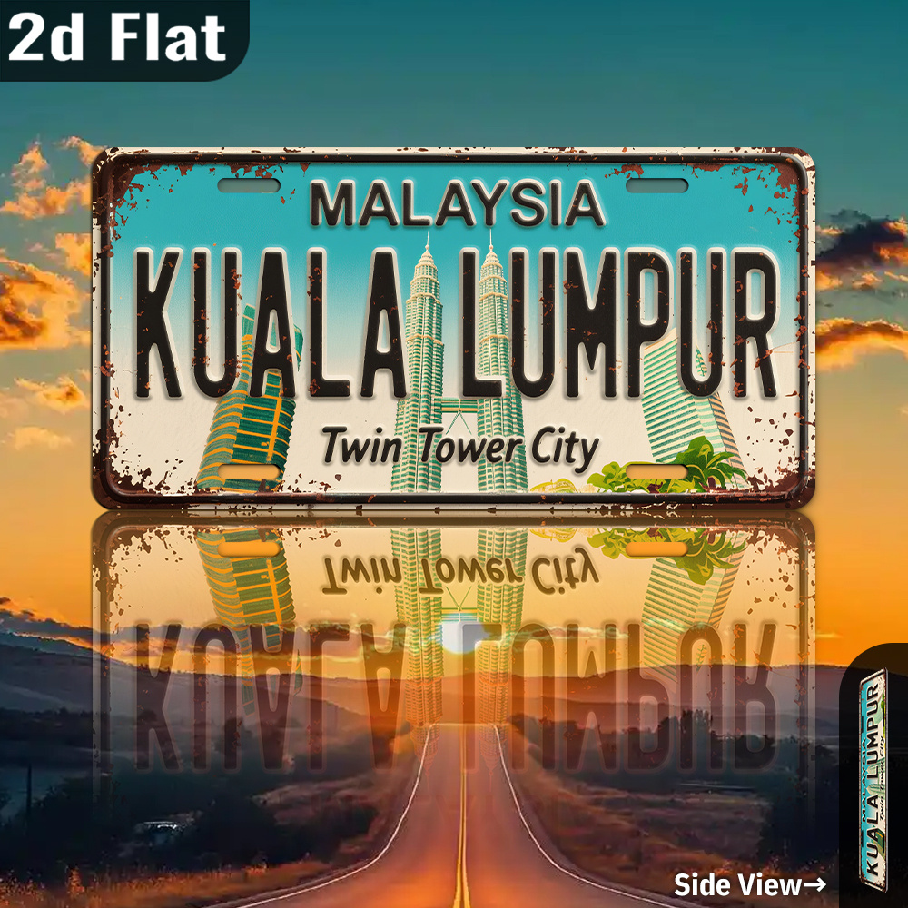 Металлическая табличка с изобр – обзор и цена Home Decor Kuala Lumpur