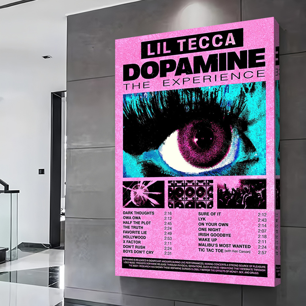 Обложка альбома Lil Tecca Dopa – обзор и цена Home Decor Dopamine