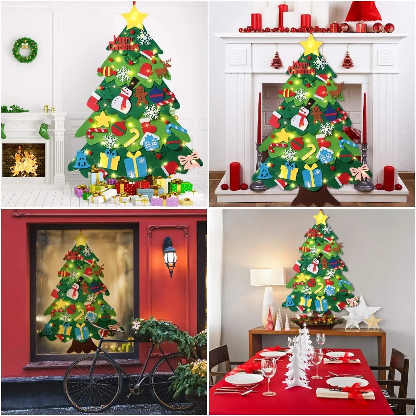 Новогодняя войлочная елка DIY  – обзор и цена Home Decor Xmas Tree
