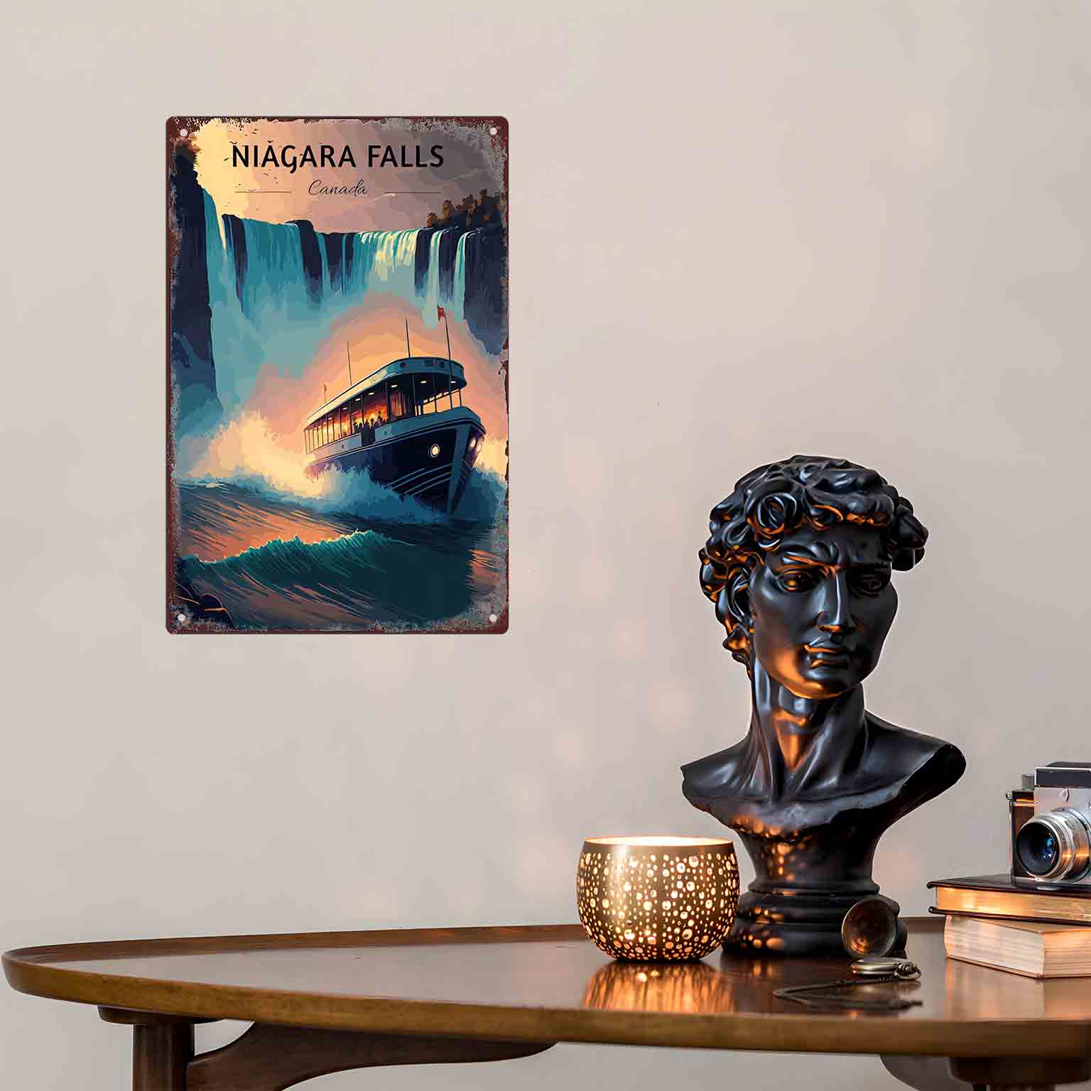 2D плоская металлическая табли – обзор и цена Home Decor Canada