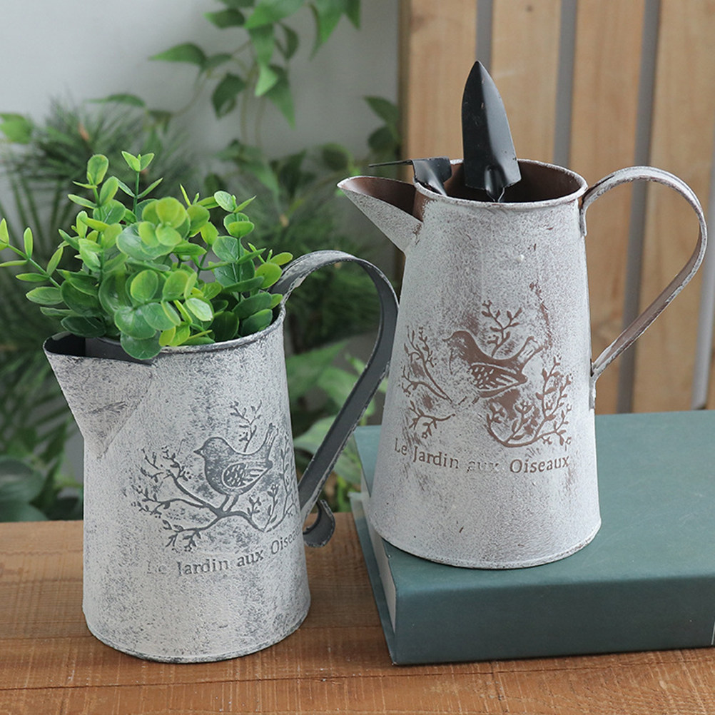 Винтажное металлическое ведро  – обзор и цена Home Decor Vase With Flowers
