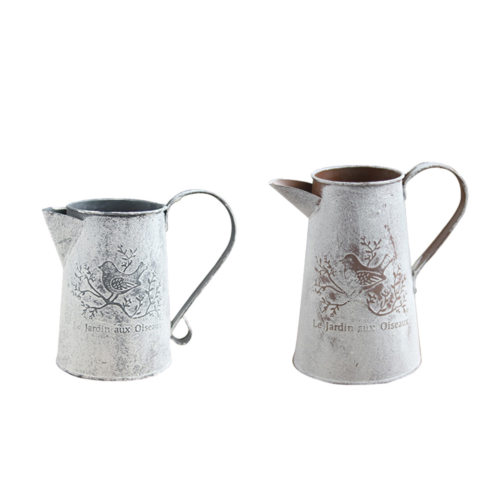 Винтажное металлическое ведро  – обзор и цена Home Decor Vase With Flowers